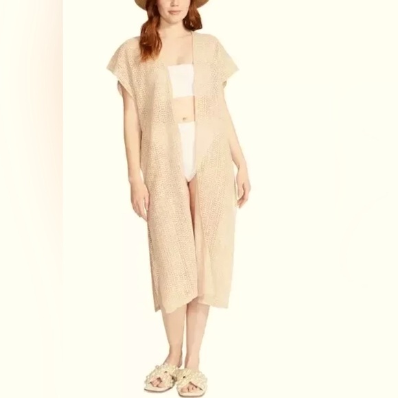 Steve Madden Sweaters - Steve Madden Textured Cream Cardigan